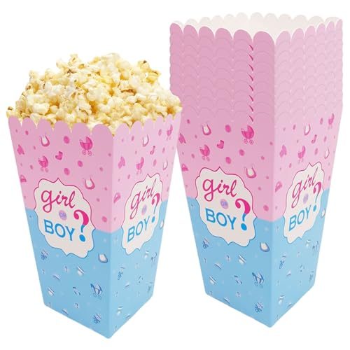 Gender Reveal Popcorn Boxes