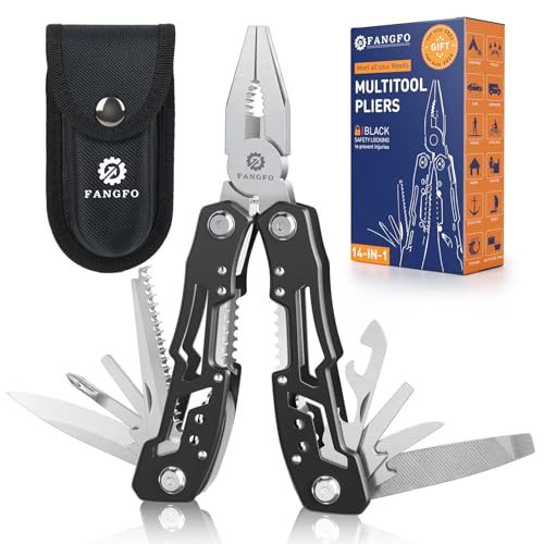 14-in-1 Stainless Steel Multitool Pliers