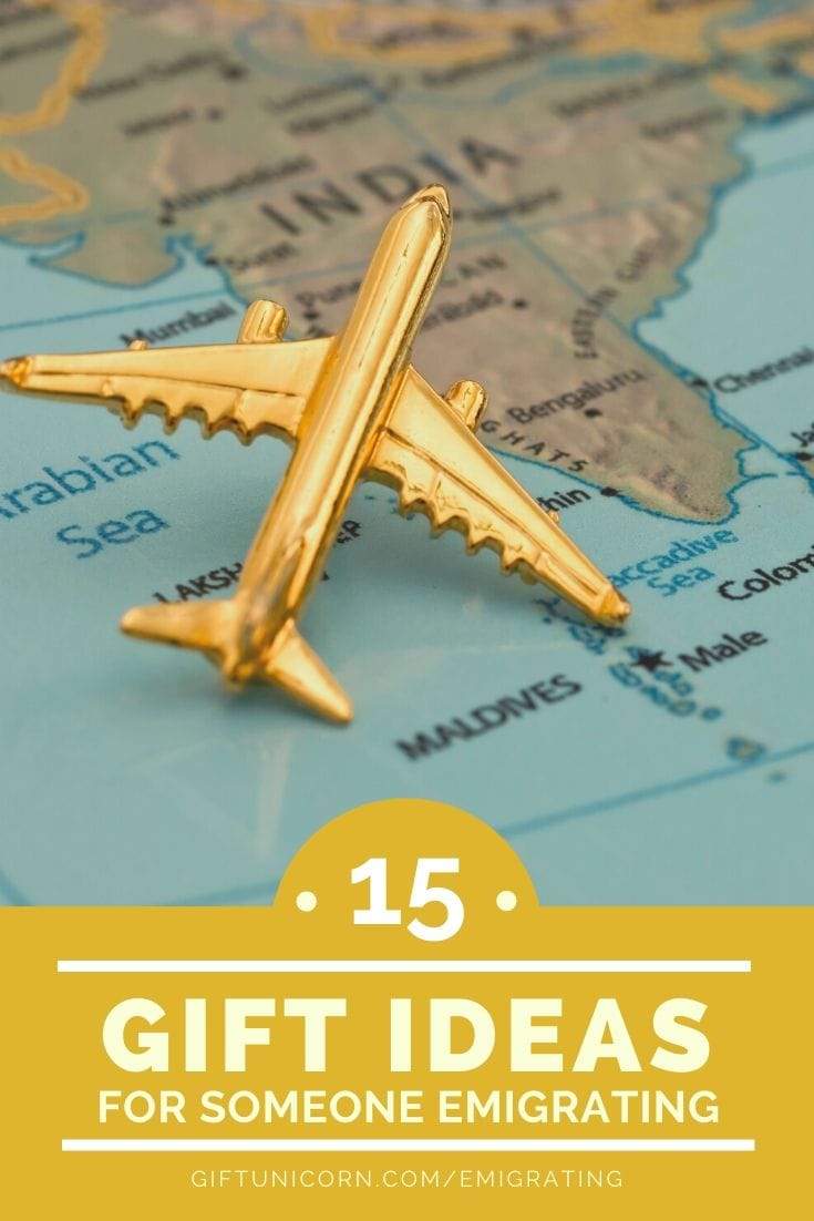 15 gifts for someone emigrating pin image
