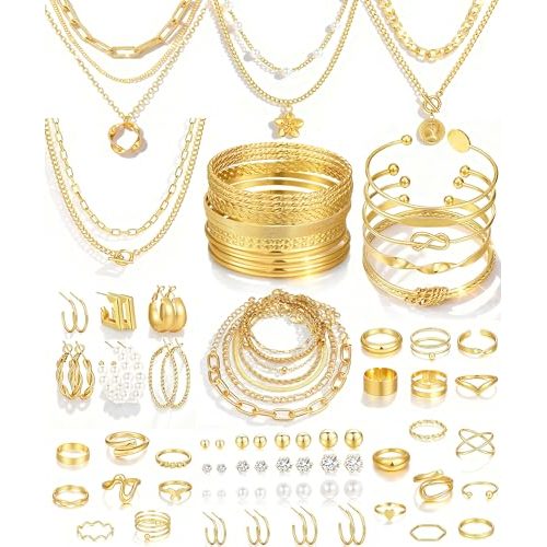 17 MILE Gold Jewelry Set for Women