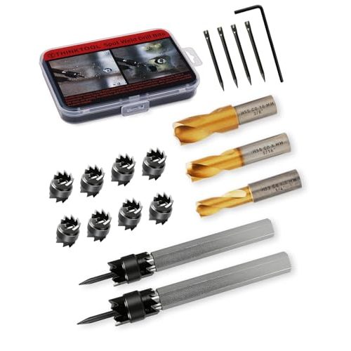 HSS Spot Weld Cutter Drill Bit Set