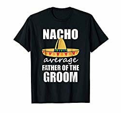 Wedding tshirt for fathers of the groom