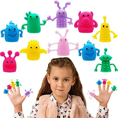 Cute Monster Stretchy Finger Puppets