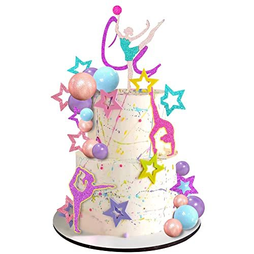 Gymnastics Cake Toppers Set