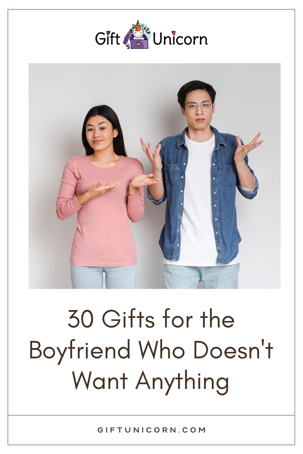 gifts for a boyfriend who does not want anything