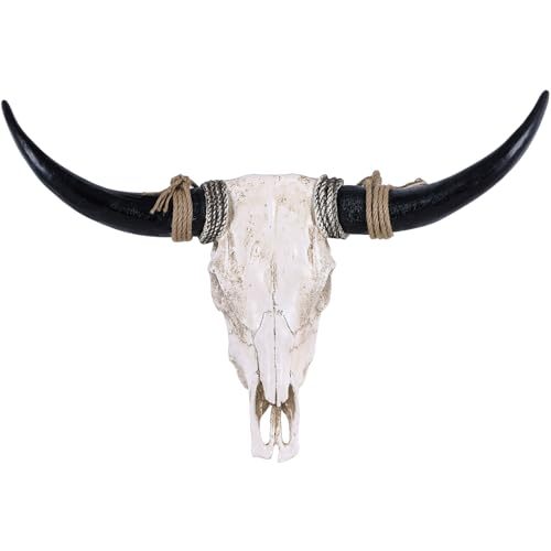 Bull Skull Longhorn Wall Decor