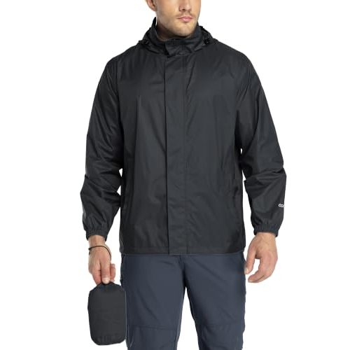 33,000ft Men's Packable Rain Jacket