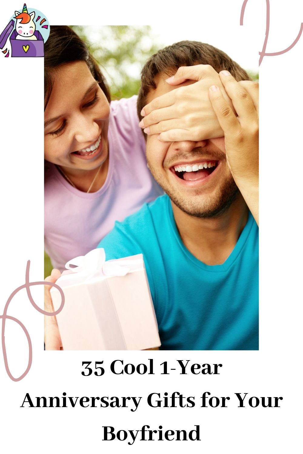 1st year anniversary present for a boyfriend pin image