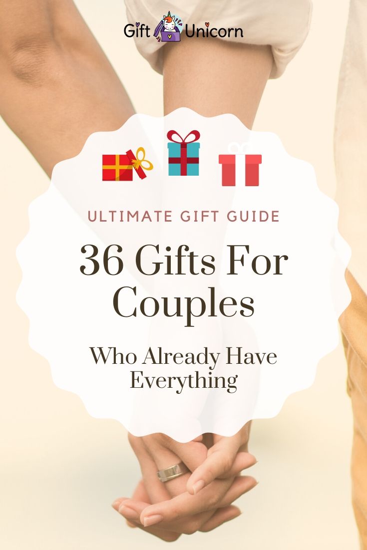36 gifts for couples pin image