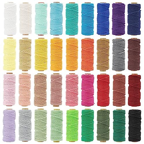 Macrame Cord 36-Color Kit