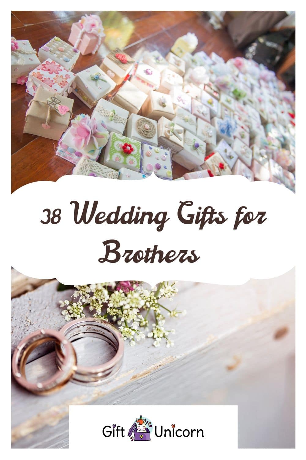 38 wedding gifts for brothers pin image