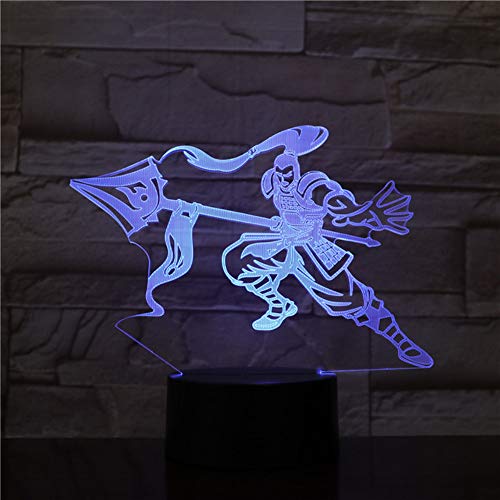 3D table lamp
