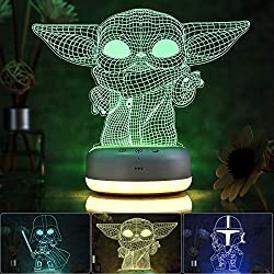 3D yoda night light