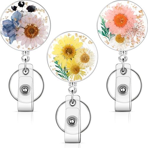 Flower Badge Reel Holders