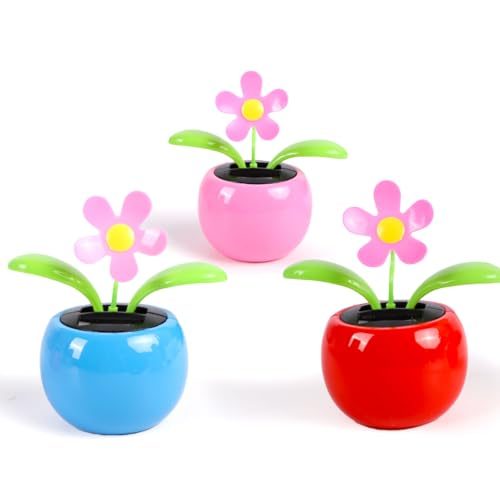 Solar Dancing Flowers Toy Set