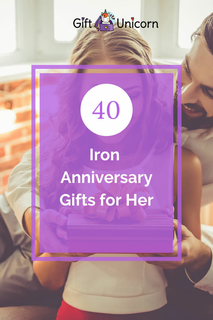 40 iron anniversary gifts for her