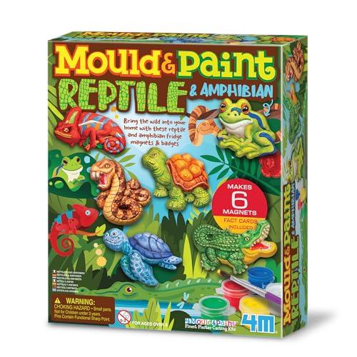 '4M Reptile & Amphibian Craft Kit: Create & Paint 6 Magnets