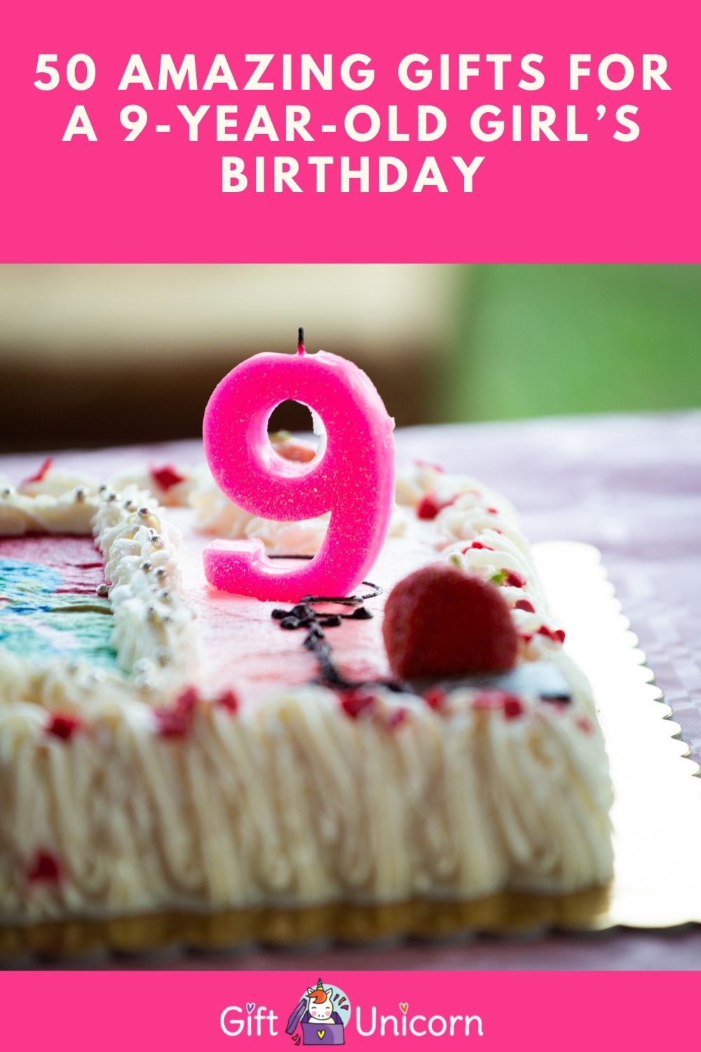 9 years old birthday gifts for a girl pinterest pin image