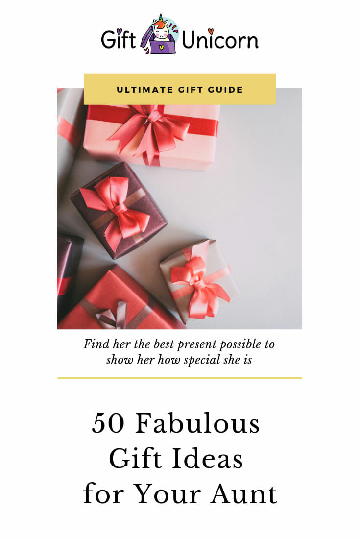 50 Fabulous gifts for your aunt