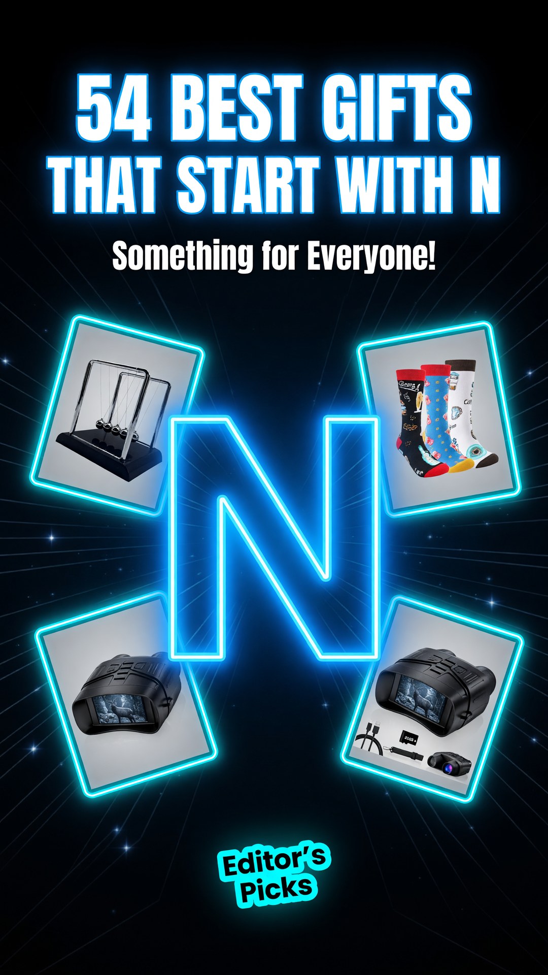 54 Best Gifts That Start With the Letter N - pinterest pin image