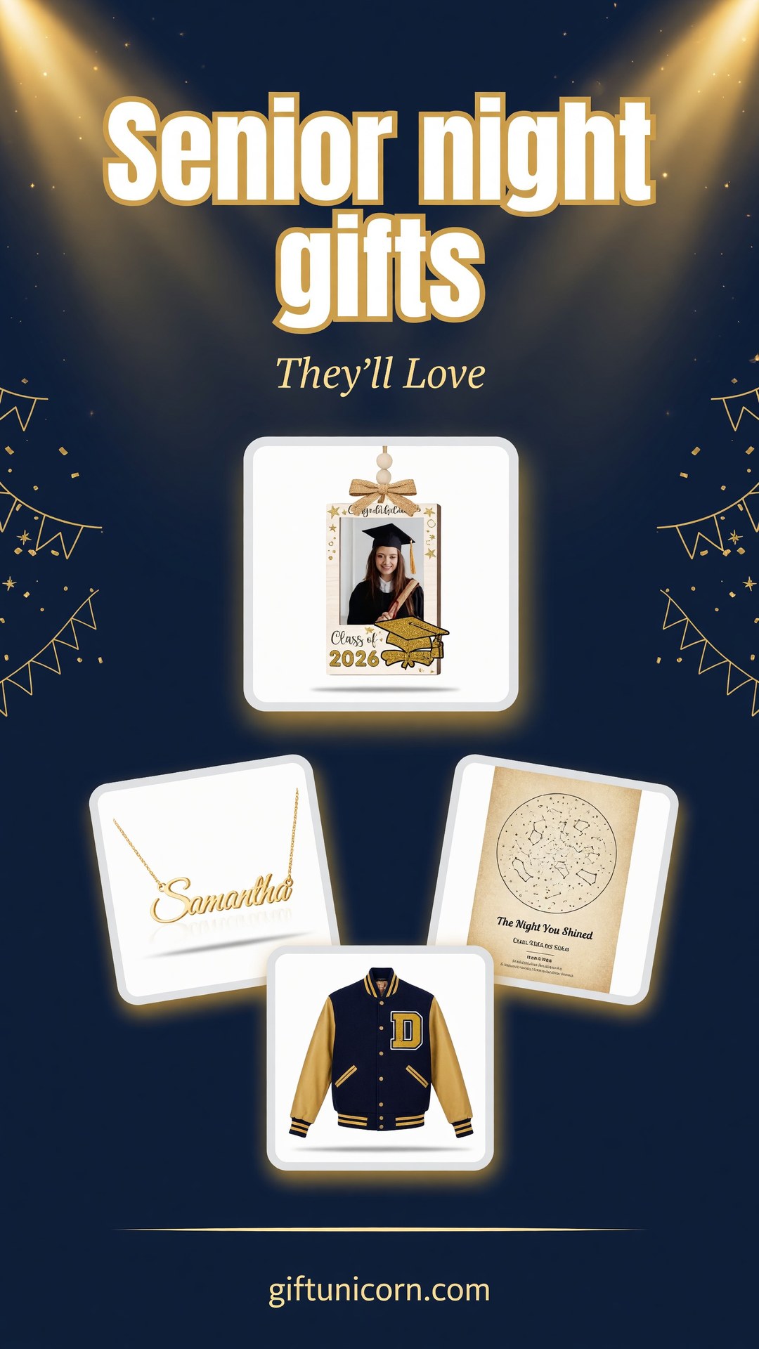 54 Best Senior Night Gifts for Your Star Graduate - pinterest pin image