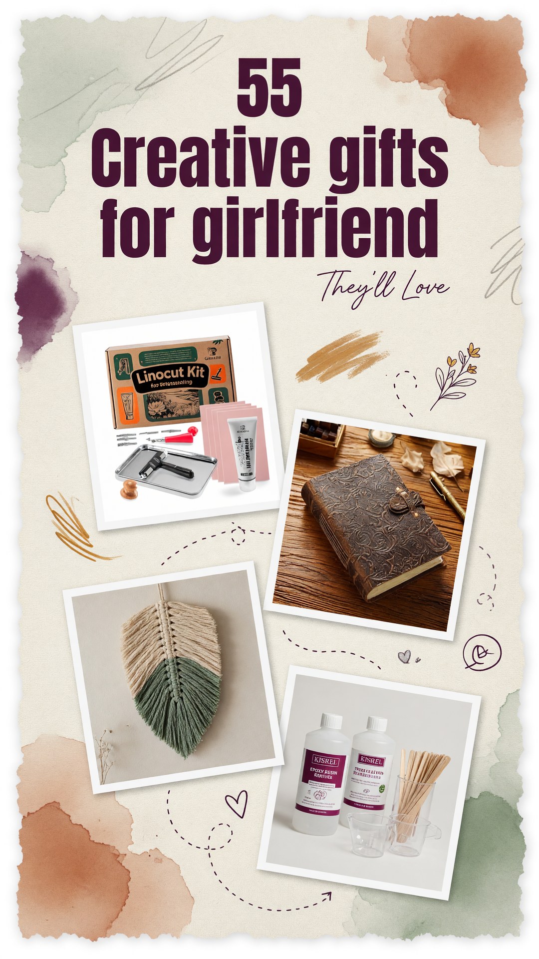 55 Best Creative Gifts for Your Girlfriend - pinterest pin image