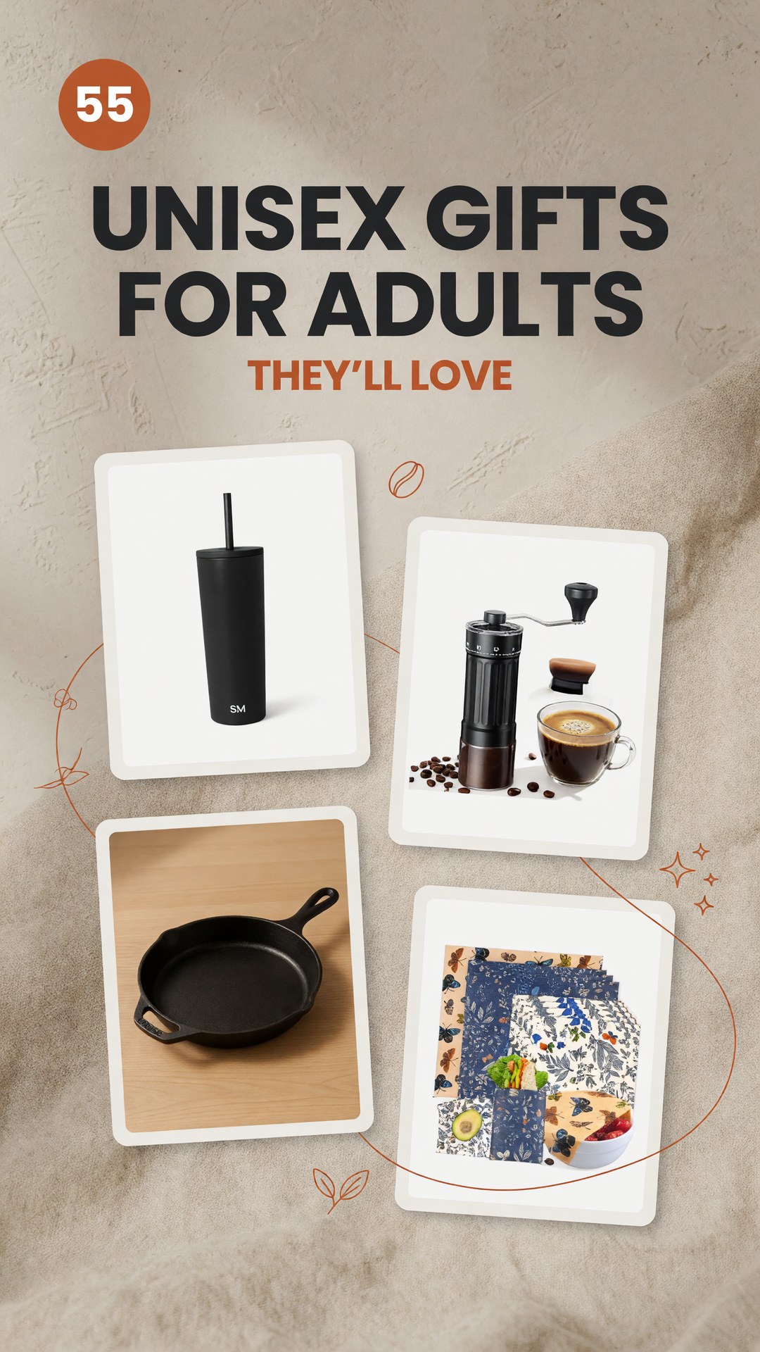 55 Best Unisex Gifts for Adults They’ll Actually Love - pinterest pin image