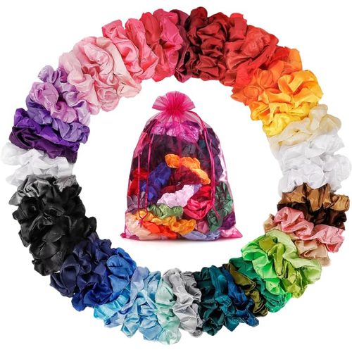 ADRIONE Satin Scrunchies