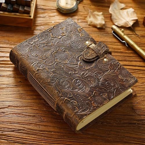 Acidea Embossed Leather Journal