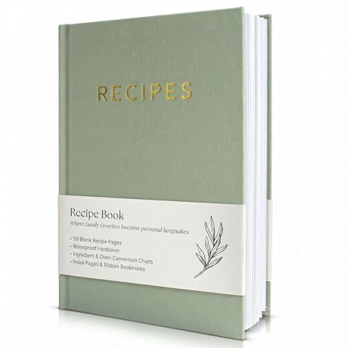 Aesthetic Blank Recipe Book