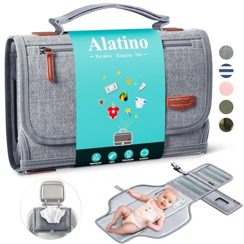 Alatino Portable Diaper Changing Pad