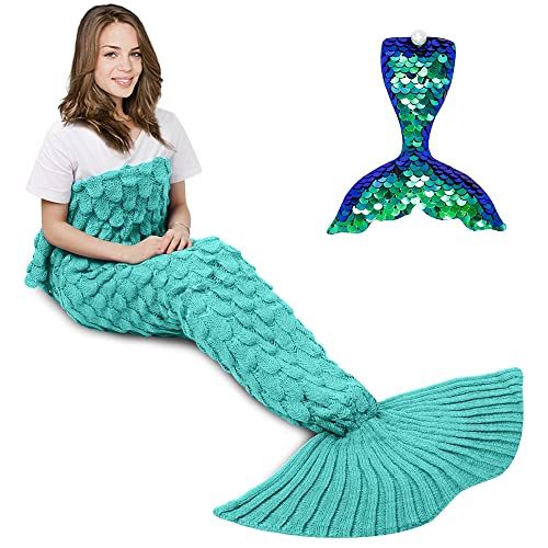 AmyHomie Mermaid Tail Blanket