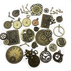 antique pendant charm mix