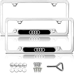 Audi license plate frame