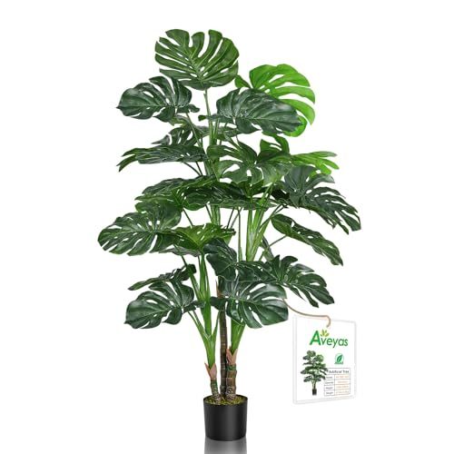 Aveyas Large Artificial Monstera Plant