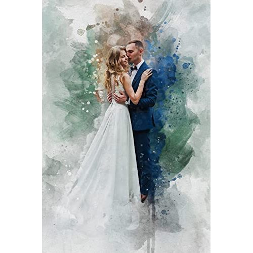 Awesometik Watercolor Portrait Canvas