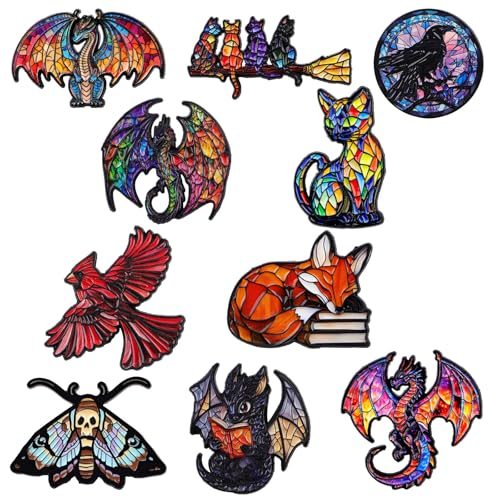BKBKAAK Cute Enamel Pins Set