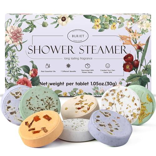 BLRIET Lavender Shower Steamers - 8 Pack Aromatherapy Gift Set