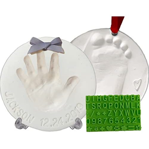 Baby Handprint Footprint Keepsake Ornament Kit