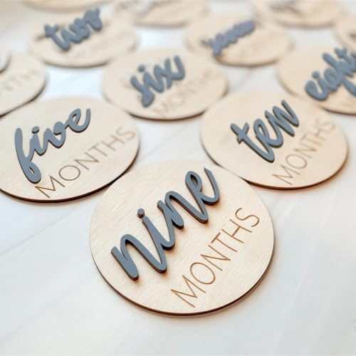 Baby Monthly Milestone Disc Markers