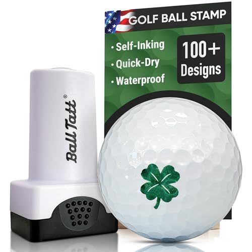 Ball Tatt Four Leaf Clover Golf Ball Stamp