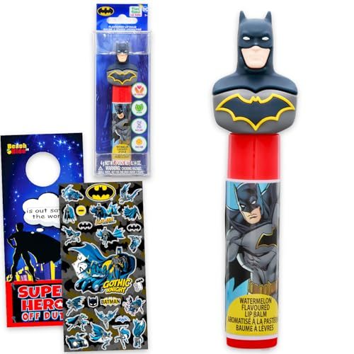 Batman Lip Balm with Figurine Topper