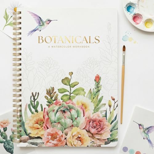 Botanical Watercolor Painting Workbook
