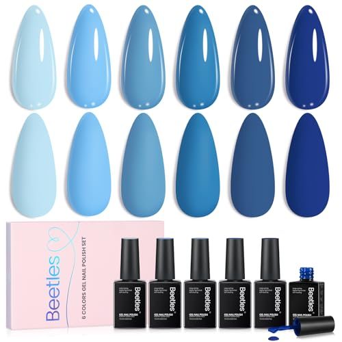 Beetles Blue Gel Polish Set