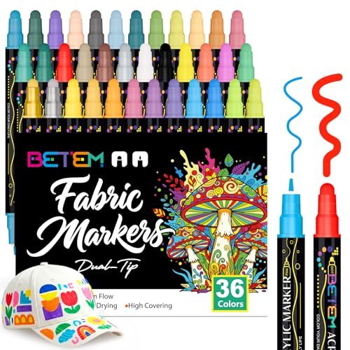 Betem Dual Tip Acrylic Paint Markers