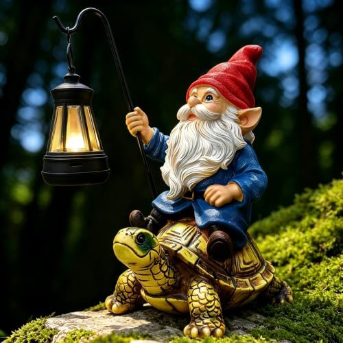 Bezseili Solar Garden Gnome Statue