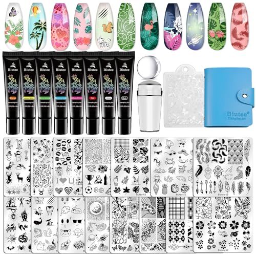 Biutee Nail Art Stamping Kit