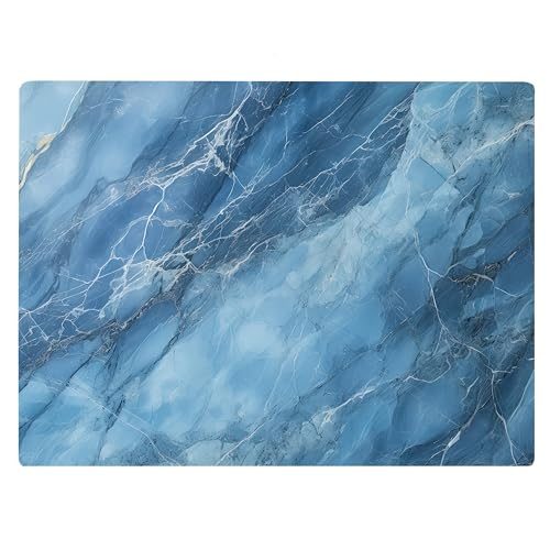Blue Marble Kitchen Glass Cutting Board