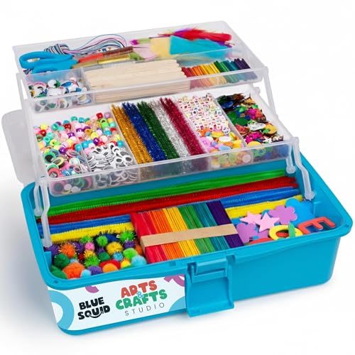 Blue Squid Arts & Crafts Box