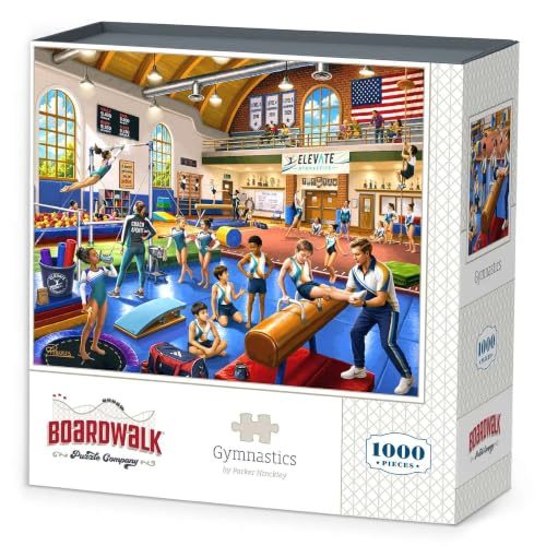 Boardwalk Puzzle Co. Gymnastics Jigsaw Puzzle